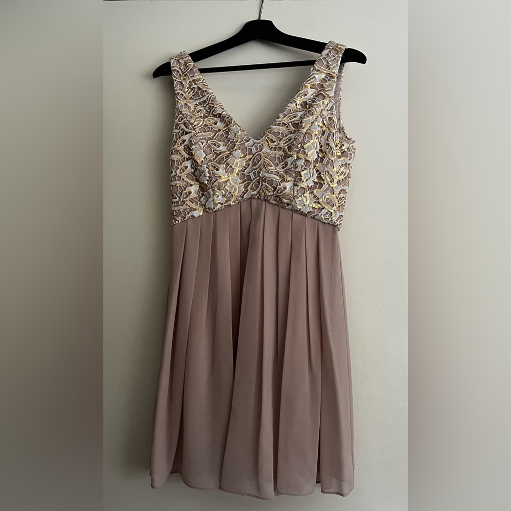 Short Blush Pink/Cream Dress